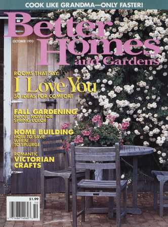 Better Homes & Gardens October 1993 Magazine Cover
