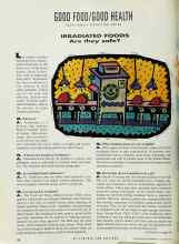Better Homes & Gardens October 1993 Magazine Article: IRRADIATED FOODS Are they safe?