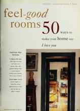 Better Homes & Gardens October 1993 Magazine Article: Feel-good rooms