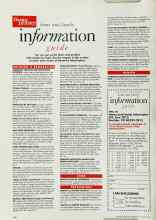 Better Homes & Gardens October 1993 Magazine Article: Information guide