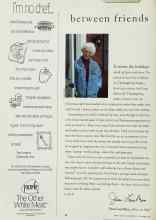 Better Homes & Gardens November 1993 Magazine Article: between friends