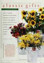 Better Homes & Gardens November 1993 Magazine Article: Classic gifts for GARDENERS