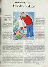 Better Homes & Gardens November 1993 Magazine Article: Holiday Videos