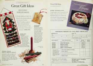 Better Homes & Gardens November 1993 Magazine Article: Great Gift Ideas
