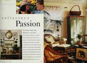 Better Homes & Gardens November 1993 Magazine Article: collector's Passion