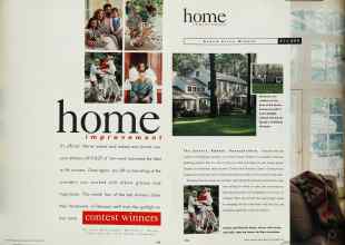 Better Homes & Gardens November 1993 Magazine Article: home improvement contest winners
