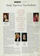 Better Homes & Gardens December 1993 Magazine Article: Study Tips from Top Students