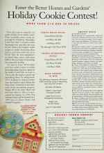 Better Homes & Gardens December 1993 Magazine Article: Holiday Cookie Contest!