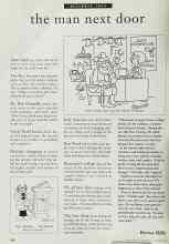 Better Homes & Gardens December 1993 Magazine Article: the man next door