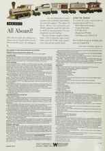 Better Homes & Gardens January 1994 Magazine Article: All Aboard!