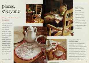 Better Homes & Gardens January 1994 Magazine Article: Places, everyone