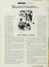Better Homes & Gardens February 1994 Magazine Article: Blended Families...