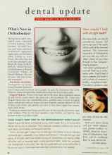 Better Homes & Gardens February 1994 Magazine Article: What's New in Orthodontics?