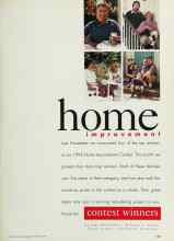 Better Homes & Gardens February 1994 Magazine Article: Home improvement Contest winners