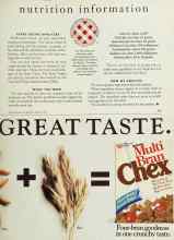 Better Homes & Gardens February 1994 Magazine Article: Nutrition information