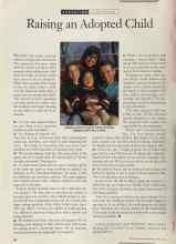 Better Homes & Gardens March 1994 Magazine Article: Raising an Adopted Child