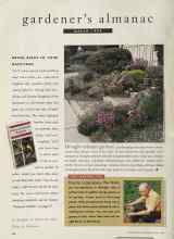 Better Homes & Gardens March 1994 Magazine Article: TEST GARDEN TIPS