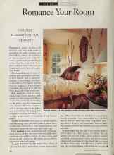 Better Homes & Gardens March 1994 Magazine Article: Romance Your Room
