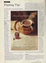 Better Homes & Gardens March 1994 Magazine Article: Framing Tips