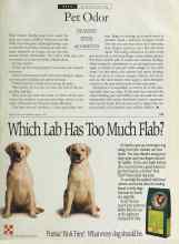 Better Homes & Gardens March 1994 Magazine Article: Pet Odor
