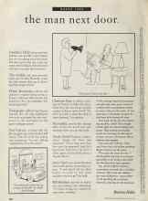 Better Homes & Gardens March 1994 Magazine Article: The man next door
