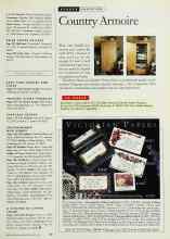 Better Homes & Gardens April 1994 Magazine Article: Country Armoire