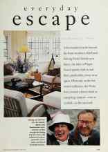 Better Homes & Gardens April 1994 Magazine Article: Everyday escape