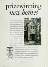 Better Homes & Gardens April 1994 Magazine Article: Prizewinning new homes