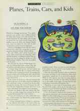 Better Homes & Gardens May 1994 Magazine Article: Planes, Trains, Cars, and Kids