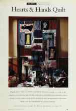 Better Homes & Gardens May 1994 Magazine Article: Hearts & Hands Quilt