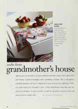 Better Homes & Gardens May 1994 Magazine Article: Crafts from grandmother's house