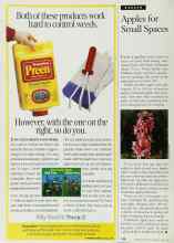 Better Homes & Gardens May 1994 Magazine Article: Apples for Small Spaces