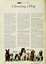 Better Homes & Gardens May 1994 Magazine Article: Choosing a Dog