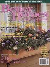 Better Homes & Gardens May 1994 Magazine Cover