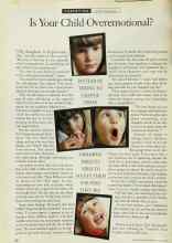 Better Homes & Gardens June 1994 Magazine Article: Is Your Child Overemotional?