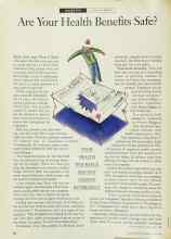 Better Homes & Gardens June 1994 Magazine Article: Are Your Health Benefits Safe?