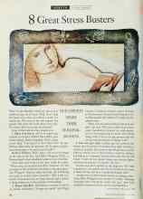 Better Homes & Gardens June 1994 Magazine Article: 8 Great Stress Busters