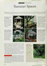 Better Homes & Gardens June 1994 Magazine Article: Summer Spaces