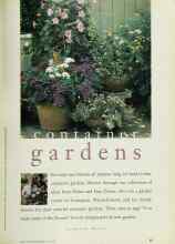 Better Homes & Gardens July 1994 Magazine Article: Container gardens