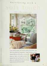 Better Homes & Gardens July 1994 Magazine Article: Decorating with a soft touch