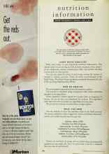 Better Homes & Gardens July 1994 Magazine Article: Nutrition information