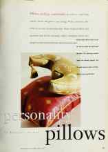 Better Homes & Gardens August 1994 Magazine Article: Personality pillows