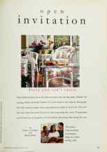 Better Homes & Gardens August 1994 Magazine Article: Open invitation