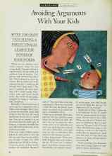 Better Homes & Gardens September 1994 Magazine Article: Avoiding Arguments With Your Kids