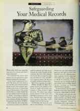 Better Homes & Gardens September 1994 Magazine Article: Safeguarding Your Medical Records