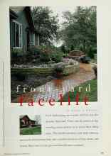 Better Homes & Gardens September 1994 Magazine Article: Front-yard facelift