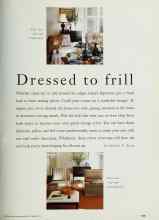Better Homes & Gardens September 1994 Magazine Article: Dressed to frill