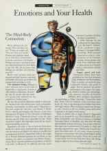Better Homes & Gardens October 1994 Magazine Article: Emotions and Your Health