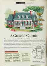 Better Homes & Gardens November 1994 Magazine Article: A Graceful Colonial