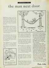 Better Homes & Gardens November 1994 Magazine Article: The man next door